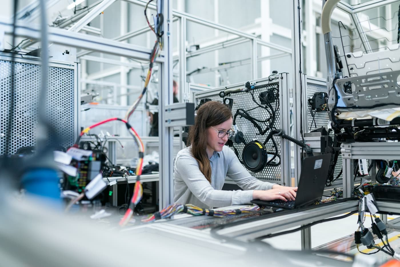 Research and innovation in a laboratory
